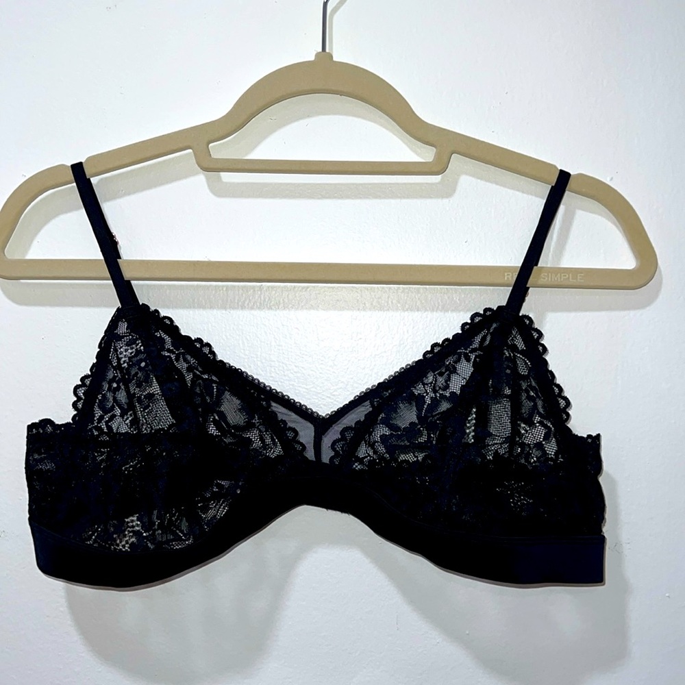 Savage X Fenty Black Lace Bralette